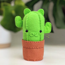 Load image into Gallery viewer, Catcus Hand Stitching Felt Kit