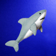 Load image into Gallery viewer, Great White Shark Hand Stitching Felt Kit