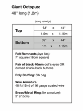 Load image into Gallery viewer, TWO Sizes Octopus Sewing Pattern Set - PDF Download