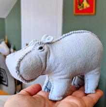 Load image into Gallery viewer, House Hippo Hand Stitching Felt KIT
