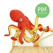 Load image into Gallery viewer, Octopus Sewing Pattern - PDF Download
