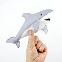 Load image into Gallery viewer, Great White Shark Hand-Stitching Pattern - PDF Download