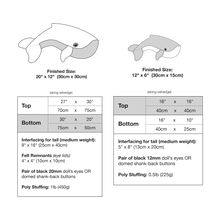 Load image into Gallery viewer, Whale Family Sewing Pattern - PDF Download