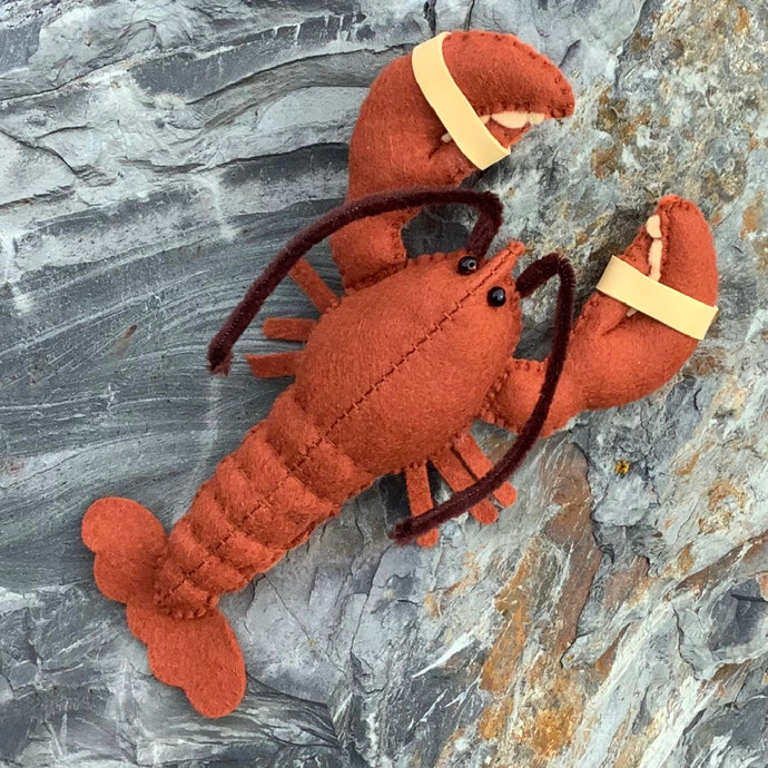 Live Catch Lobster Hand Stitching Felt Kit
