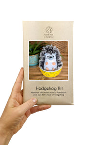 Hedgehog Hand Stitching Felt Kit
