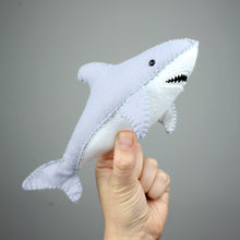 Load image into Gallery viewer, Great White Shark Hand Stitching Felt Kit - CLEARANCE
