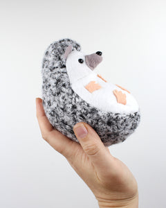 Hedgehog Hand Stitching Felt Kit - Short Fur CLEARANCE