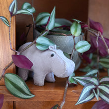 Load image into Gallery viewer, Hand Stitched House Hippo in Box