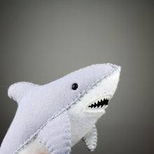 Load image into Gallery viewer, Great White Shark Hand Stitching Felt Kit - CLEARANCE