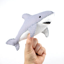 Load image into Gallery viewer, Great White Shark Hand Stitching Felt Kit - CLEARANCE
