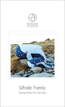 Load image into Gallery viewer, Whale Family Printed Sewing Pattern